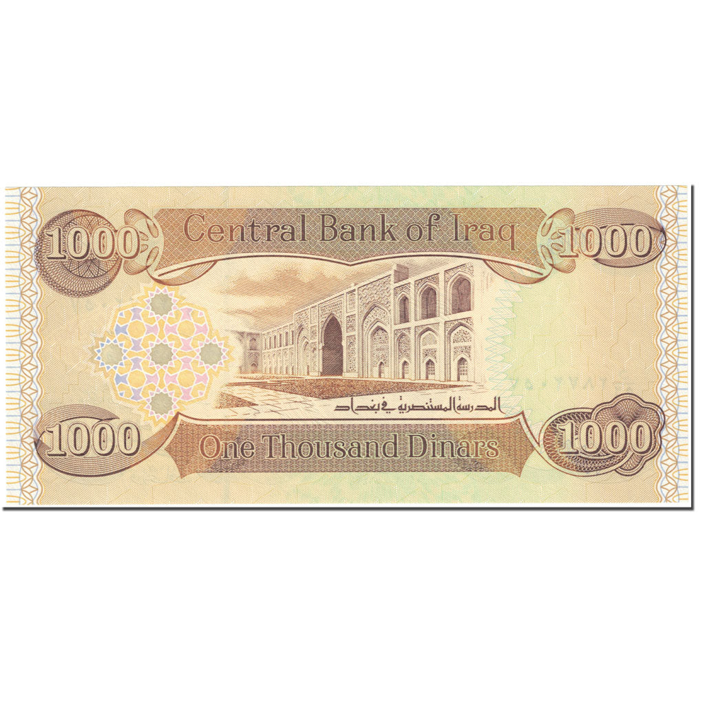 Banknote, Iraq, 1000 Dinars, 2003, Undated (2003), KM:93, UNC(65-70)