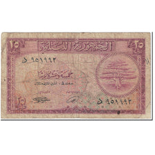 Banknote, Lebanon, 25 Piastres, 1950, 1950-11-06, KM:42, VG(8-10)