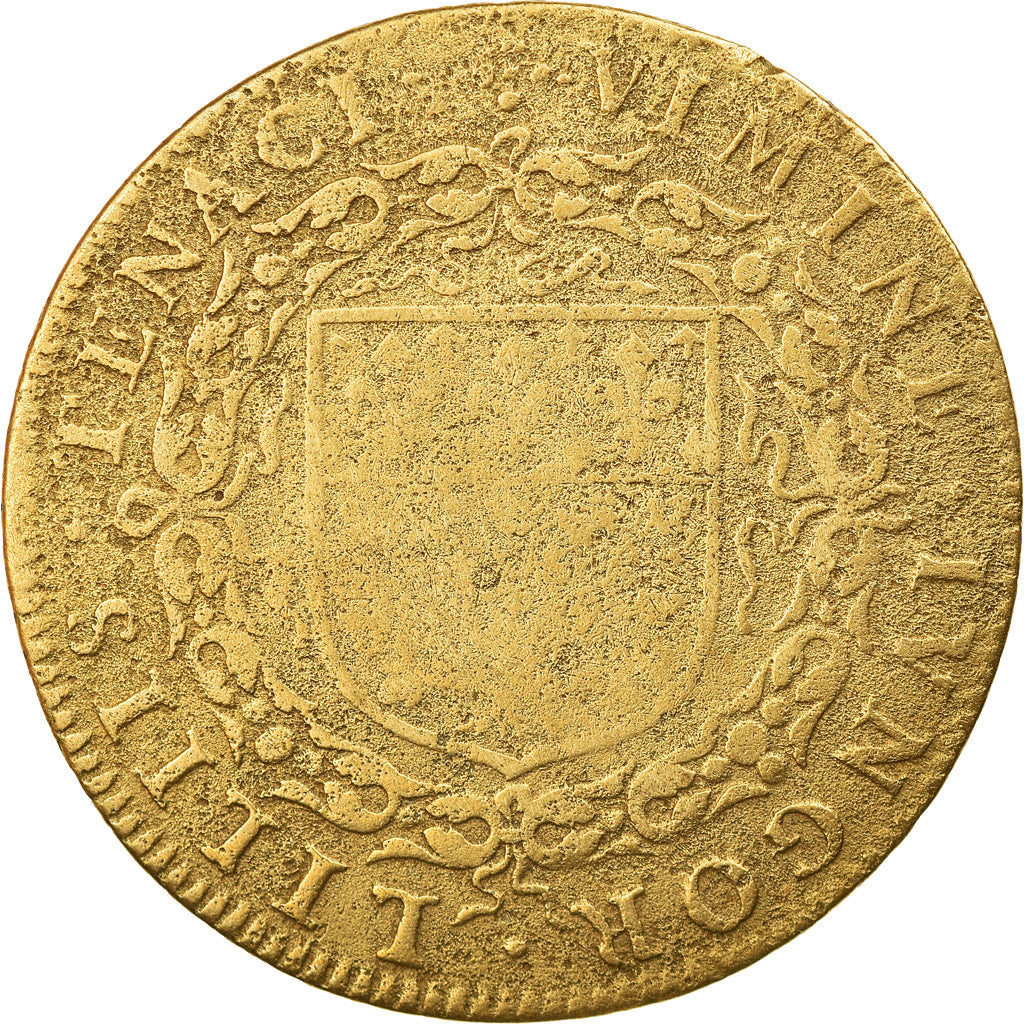 France, Token, Royal, Louis XIV Le Grand, History, VF(20-25), Brass