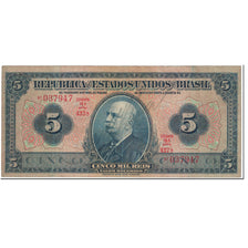 Banknote, Brazil, 5 Mil Reis, 1925, Undated (1925), KM:29b, VF(30-35)