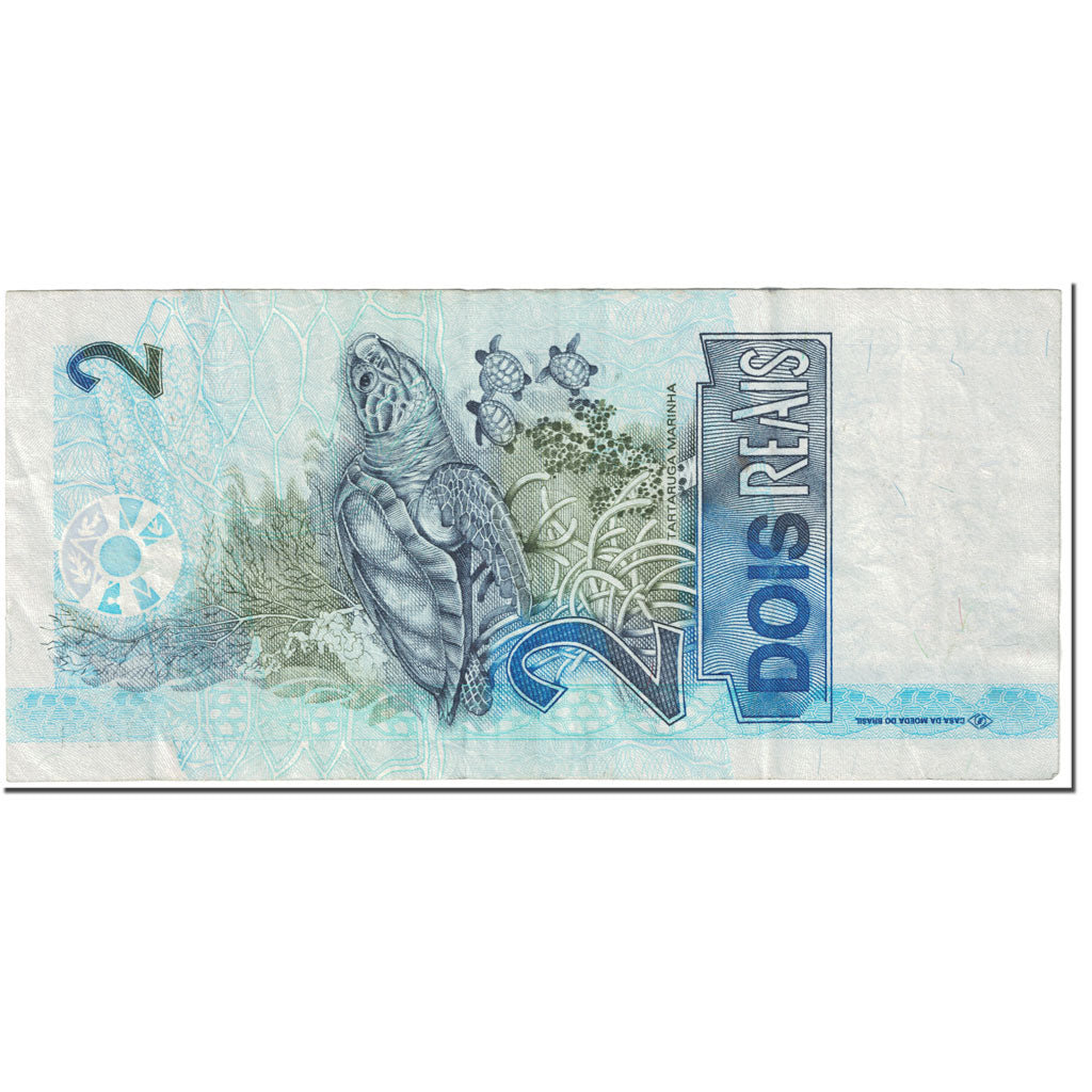 Banknote, Brazil, 2 Reais, 2006, Undated (2006), KM:249c, EF(40-45)