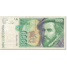 Banknote, Spain, 1000 Pesetas, 1992, 1992-10-12, KM:163, EF(40-45)