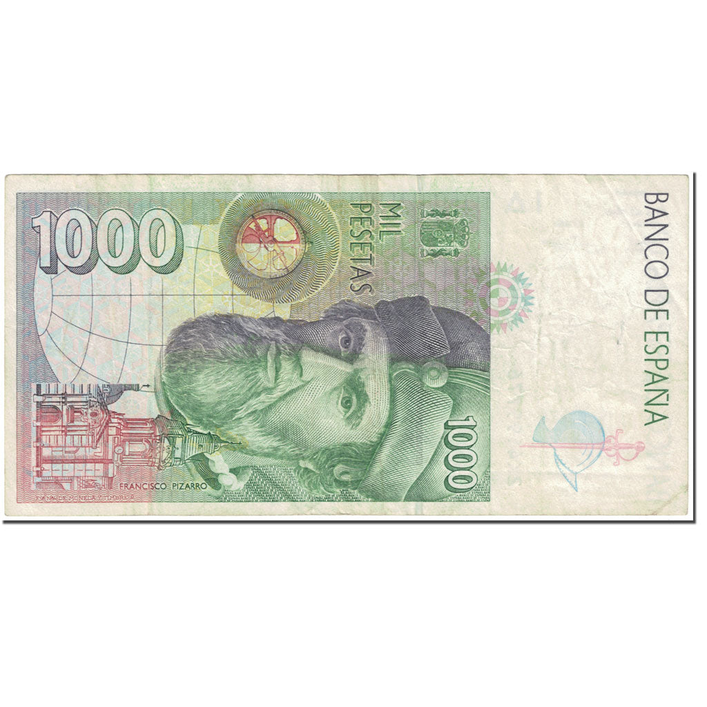Banknote, Spain, 1000 Pesetas, 1992, 1992-10-12, KM:163, EF(40-45)