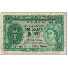 Billete, 1 Dollar, 1952, Hong Kong, 1952-07-01, KM:324Aa, MBC