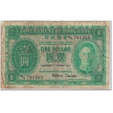 Banknote, Hong Kong, 1 Dollar, 1952, 1952-01-01, KM:324b, VF(20-25)