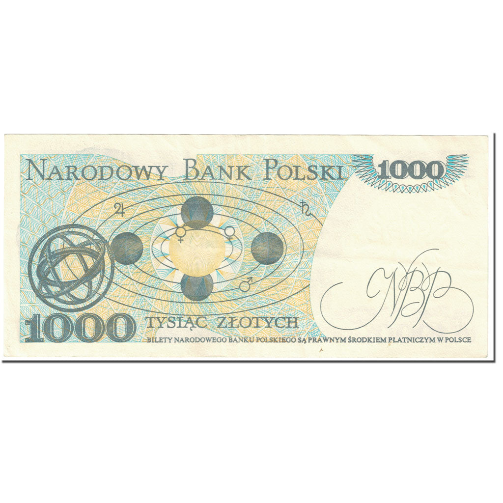 Banknote, Poland, 1000 Zlotych, 1982, 1982-06-01, KM:146c, AU(55-58)