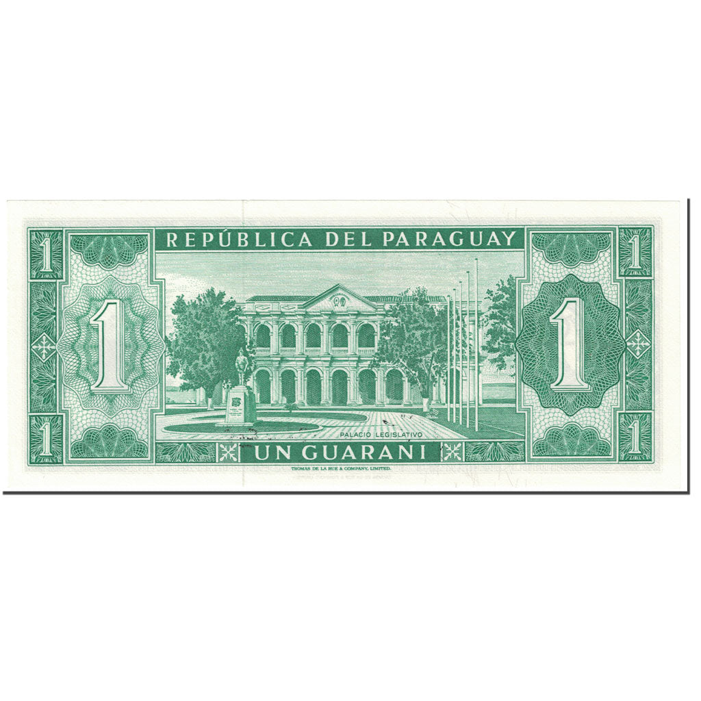 Billete, 1 Guarani, 1963, Paraguay, Old Date 1952-03-25, KM:193b, UNC