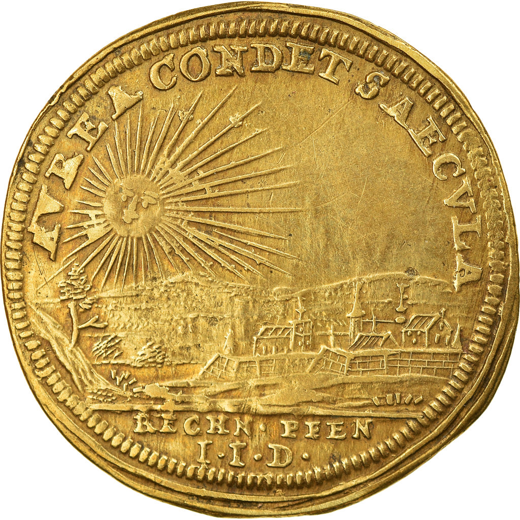 France, Token, Royal, Louis XV, Nuremberg, Rechenpfennig, History, AU(50-53)