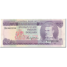 Banknote, Barbados, 20 Dollars, 1973, Undated (1973), KM:34a, UNC(60-62)