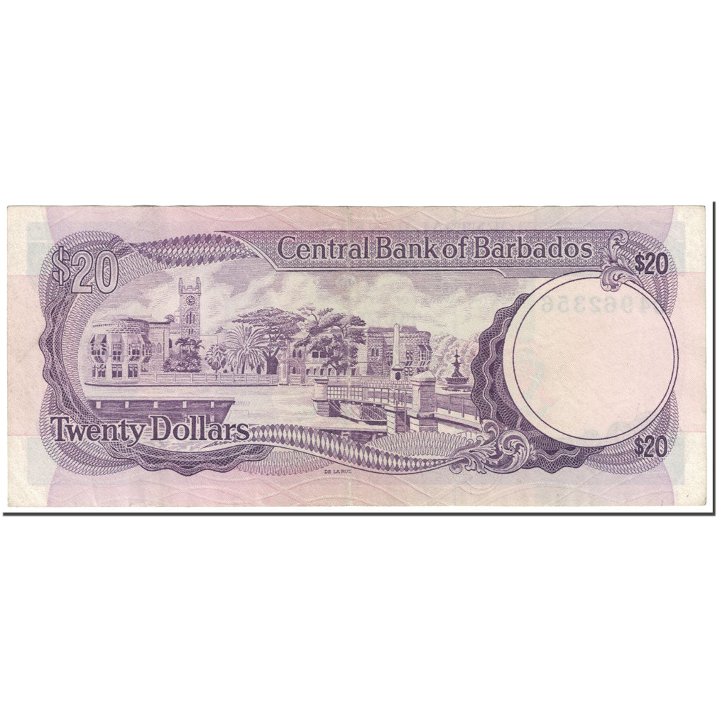 Banknote, Barbados, 20 Dollars, 1973, Undated (1973), KM:34a, UNC(60-62)