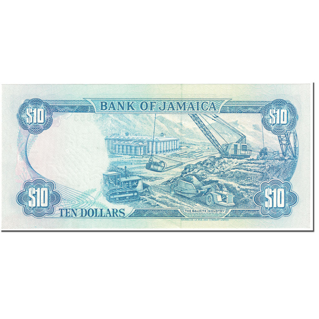 Banknote, Jamaica, 10 Dollars, 1989, 1989-08-01, KM:71c, UNC(65-70)