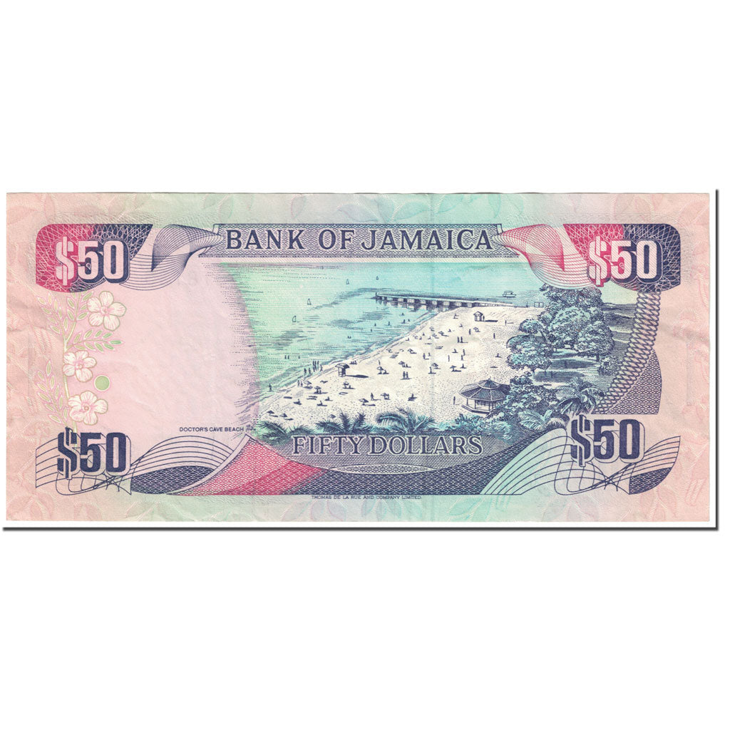Banknote, Jamaica, 50 Dollars, 1988, 1988-08-01, KM:73a, UNC(65-70)