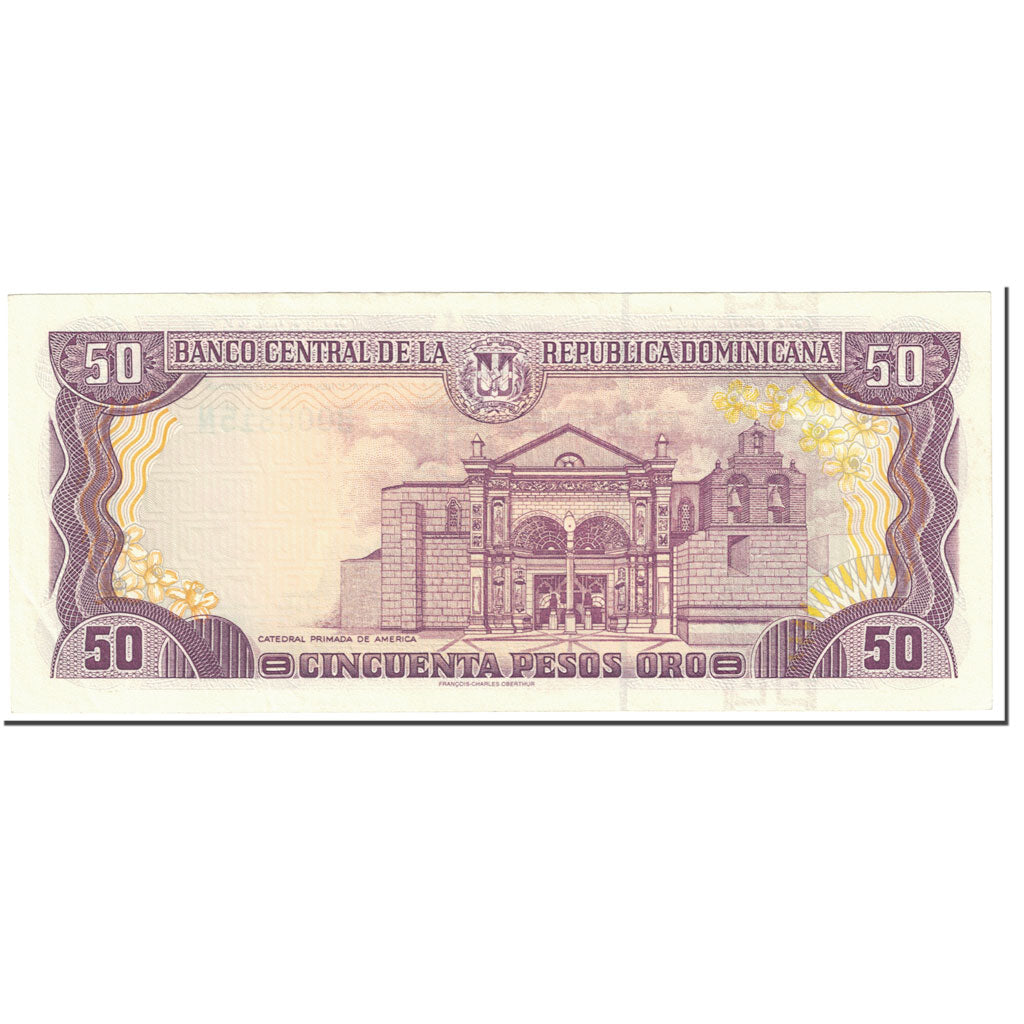 Banknote, Dominican Republic, 50 Pesos Oro, 1998, Undated (1998), KM:155b