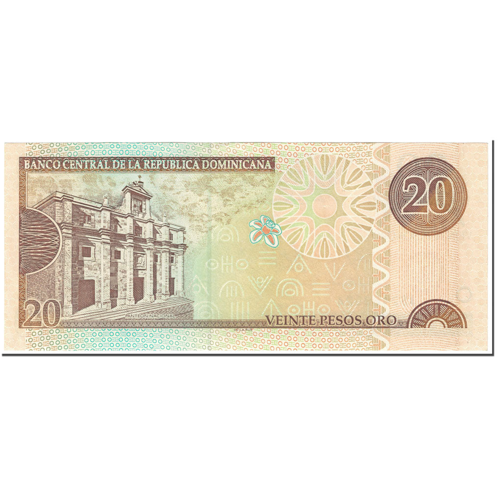 Banknote, Dominican Republic, 20 Pesos Oro, 2003, Undated (2003), KM:169c