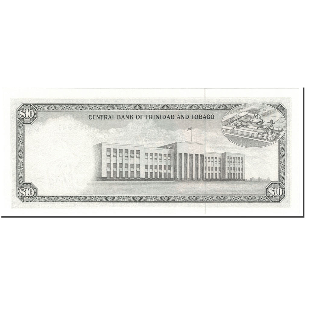 Banknote, Trinidad and Tobago, 10 Dollars, 1977, Old Date (1964), KM:32a