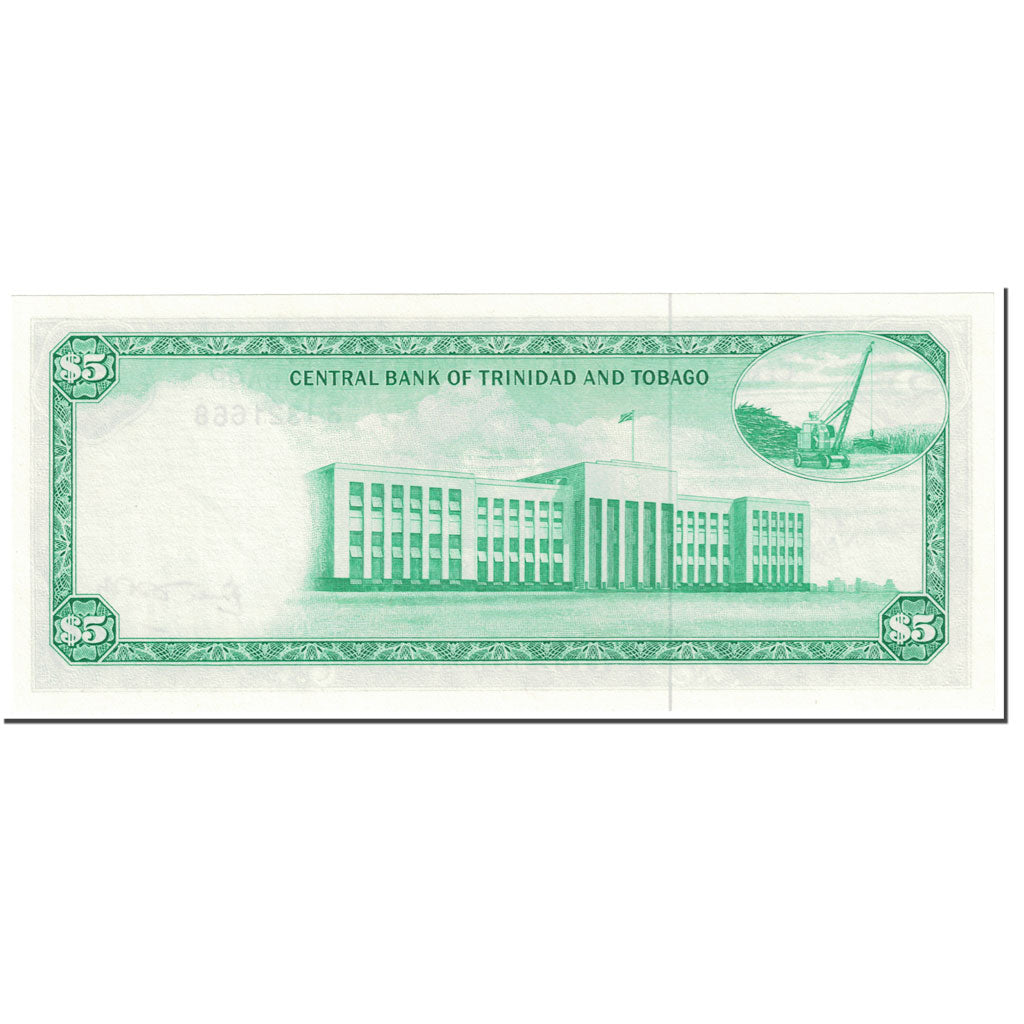 Banknote, Trinidad and Tobago, 5 Dollars, 1977, Old Date (1964), KM:31b