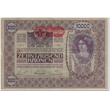 Banknote, Austria, 10,000 Kronen, 1918, OLD DATE 1918-11-02, KM:66, VF(20-25)