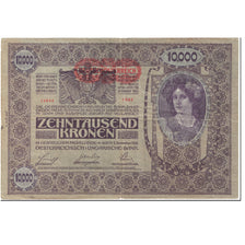 Banknote, Austria, 10,000 Kronen, 1919, OLD DATE 1918-11-02, KM:66, VF(30-35)