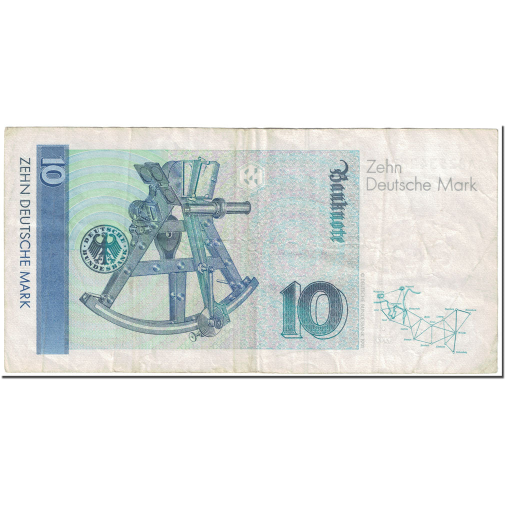 Banknote, GERMANY - FEDERAL REPUBLIC, 10 Deutsche Mark, 1993, 1993-10-01