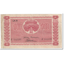 Banknote, Finland, 10 Markkaa, 1945, Undated (1945), KM:85, VF(20-25)