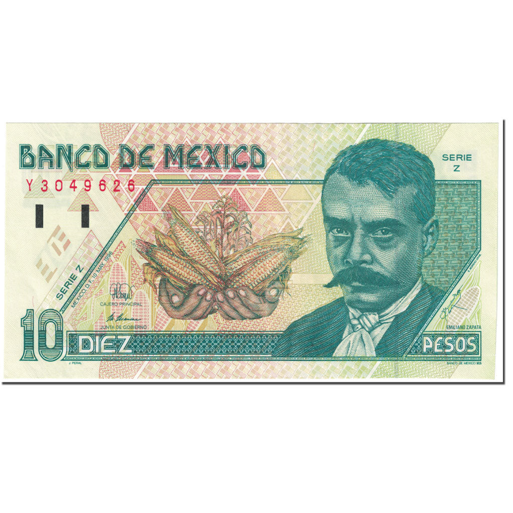 Banknote, Mexico, 10 Pesos, 1996, 1996-05-10, KM:105b, UNC(65-70)