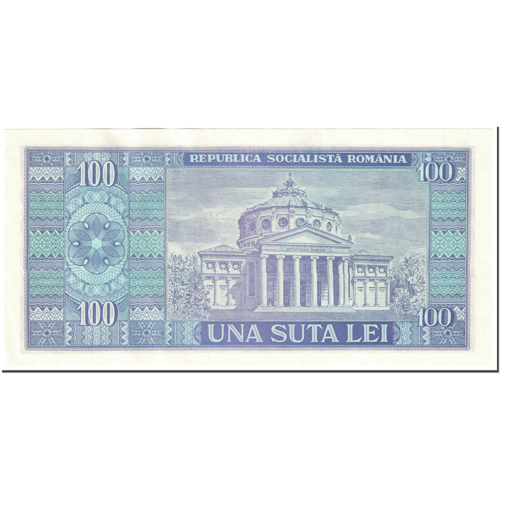 Banknote, Romania, 100 Lei, 1966, 1966-11-01, KM:97a, UNC(63)