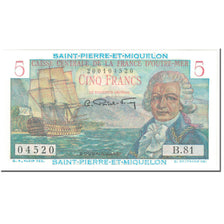 Saint Pierre and Miquelon, 5 Francs, 1950-60, Undated (1950-1960), UNC(65-70)