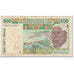 Billet, West African States, 500 Francs, 1998, Undated (1998), KM:710Ki, TB