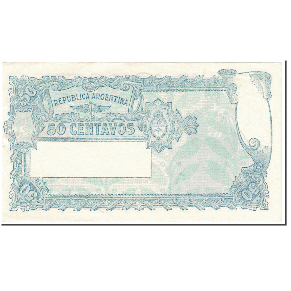 Banknote, Argentina, 50 Centavos, 1947, Undated (1947), KM:250a, UNC(65-70)
