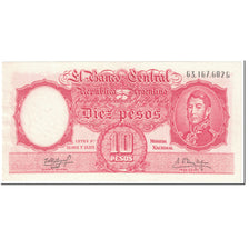 Banknote, Argentina, 10 Pesos, 1954, Undated (1954), KM:270c, UNC(63)
