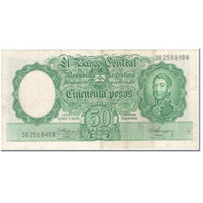 Banknote, Argentina, 50 Pesos, 1955, Undated (1955), KM:271c, EF(40-45)