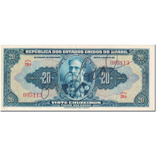 Billet, Brésil, 20 Cruzeiros, 1943, Undated (1943), KM:136a, TTB