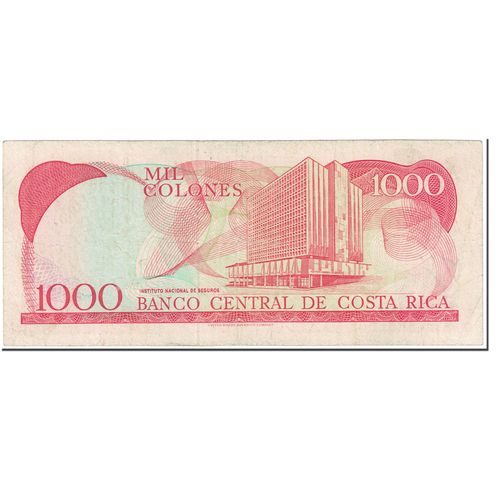 Banknote, Costa Rica, 1000 Colones, 1990, 1990-10-03, KM:259a, EF(40-45)