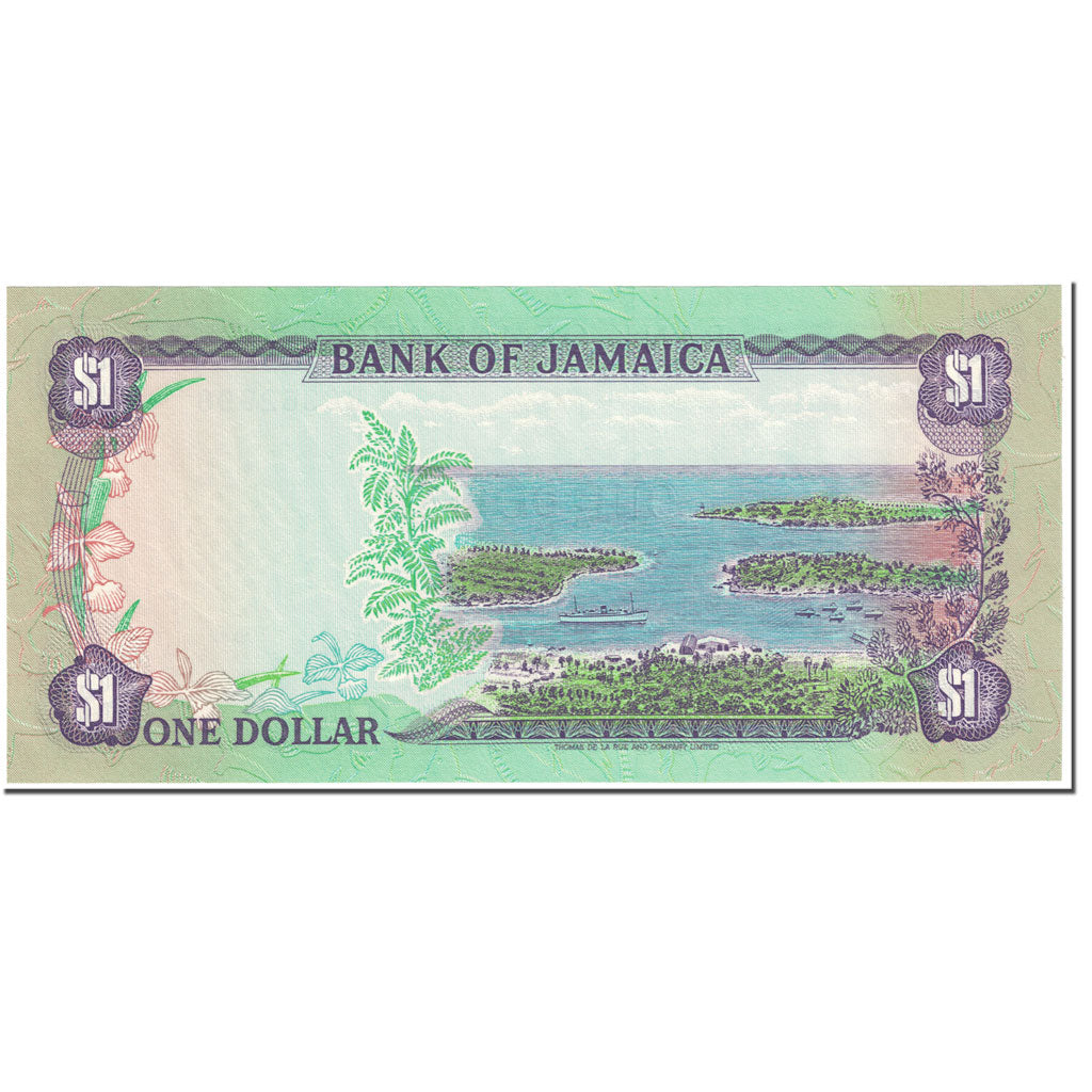Banknote, Jamaica, 1 Dollar, 1986, 1986-03-01, KM:68Ab, UNC(65-70)
