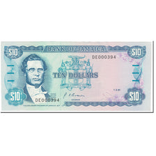 Banknote, Jamaica, 10 Dollars, 1991, 1991-05-01, KM:71d, UNC(65-70)