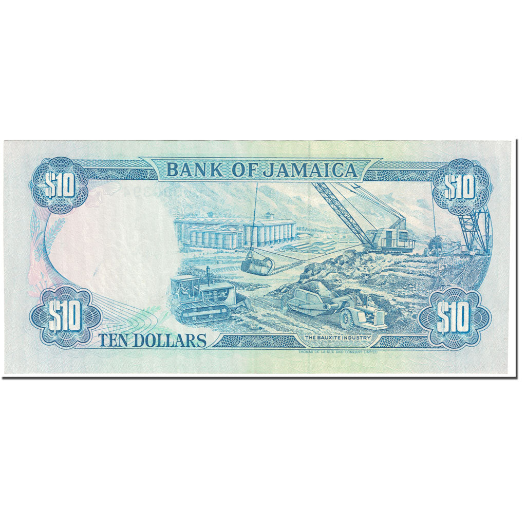Banknote, Jamaica, 10 Dollars, 1991, 1991-05-01, KM:71d, UNC(65-70)