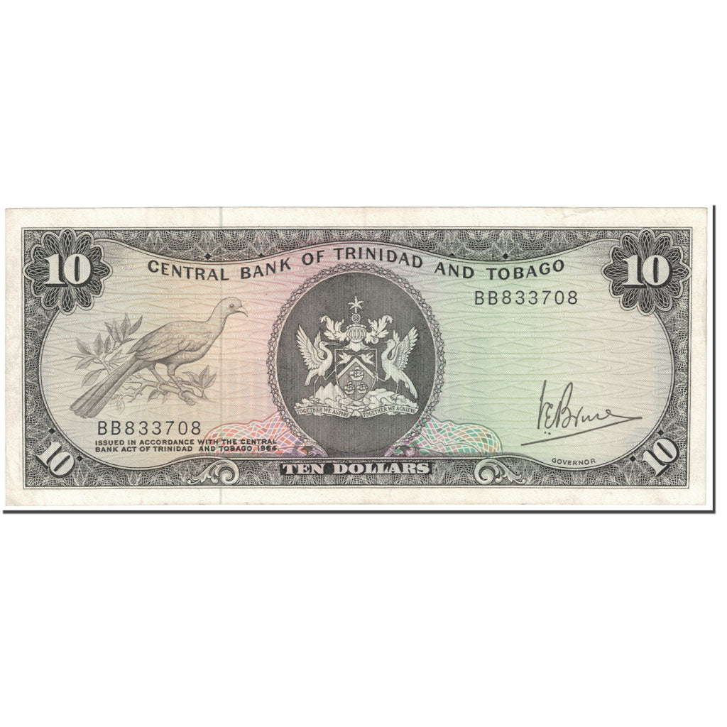 Banknote, Trinidad and Tobago, 10 Dollars, 1977, Undated (1977), KM:32a