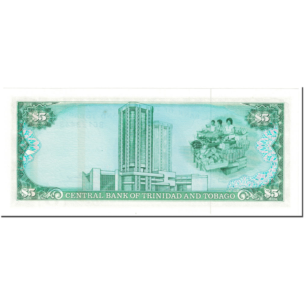 Banknote, Trinidad and Tobago, 5 Dollars, 1985, Undated (1985), KM:37b, UNC(63)