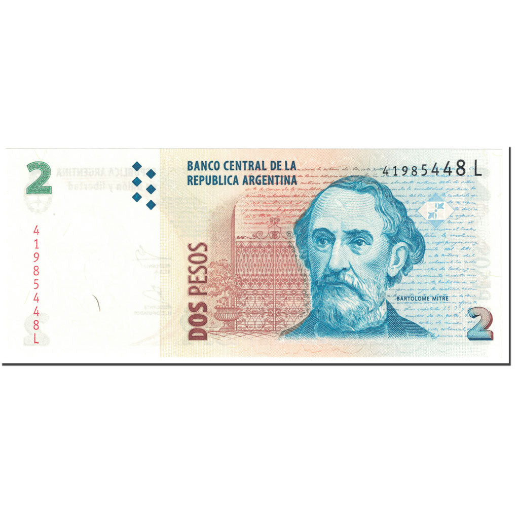 Billet, Argentine, 2 Pesos, 2002, Undated (2002), KM:352, NEUF