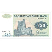 Billet, Azerbaïdjan, 250 Manat, 1992, Undated (1992), KM:13b, NEUF