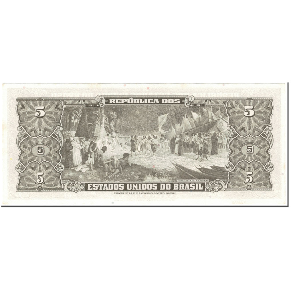 Banconote, Brasile, 5 Cruzeiros, 1962, Undated (1962), KM:176a, SPL