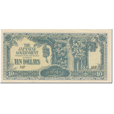 Billet, MALAYA, 10 Dollars, 1942-1944, Undated (1942-1944), KM:M7c, NEUF