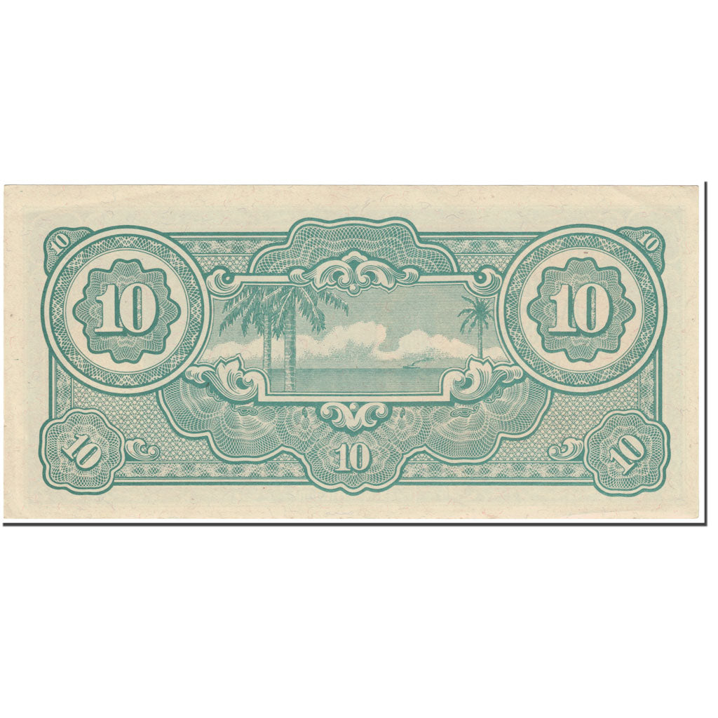 Billet, MALAYA, 10 Dollars, 1942-1944, Undated (1942-1944), KM:M7c, NEUF