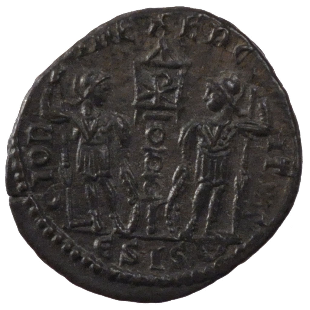 Constantine I, Nummus, Siscia, AU(50-53), Copper, Cohen #251, 1.50