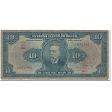 Banknote, Brazil, 10 Mil Reis, 1925, Undated (1925), KM:39c, VG(8-10)