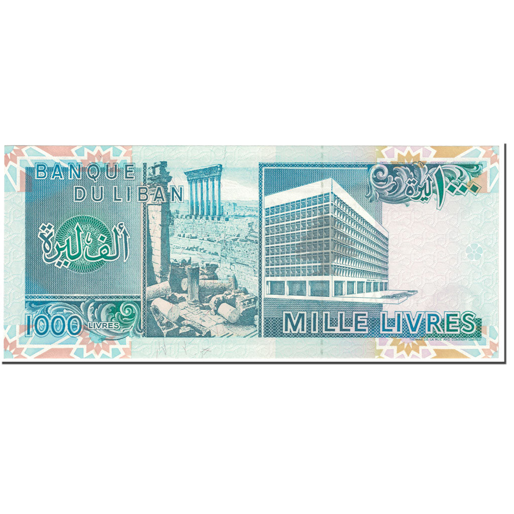 Geldschein, Lebanon, 1000 Livres, 1990, UNdated (1990), KM:69b, UNZ-