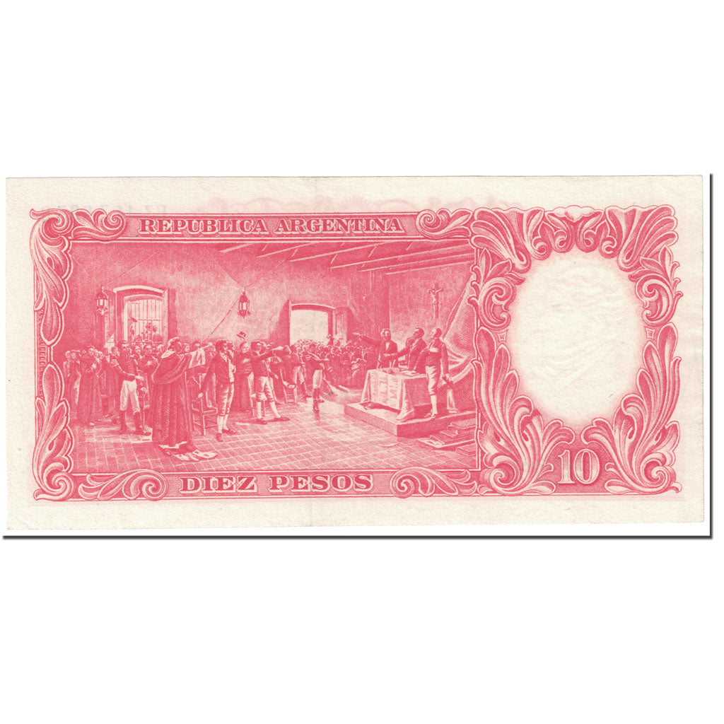 Banknote, Argentina, 10 Pesos, 1954, Undated (1954), KM:270c, UNC(65-70)