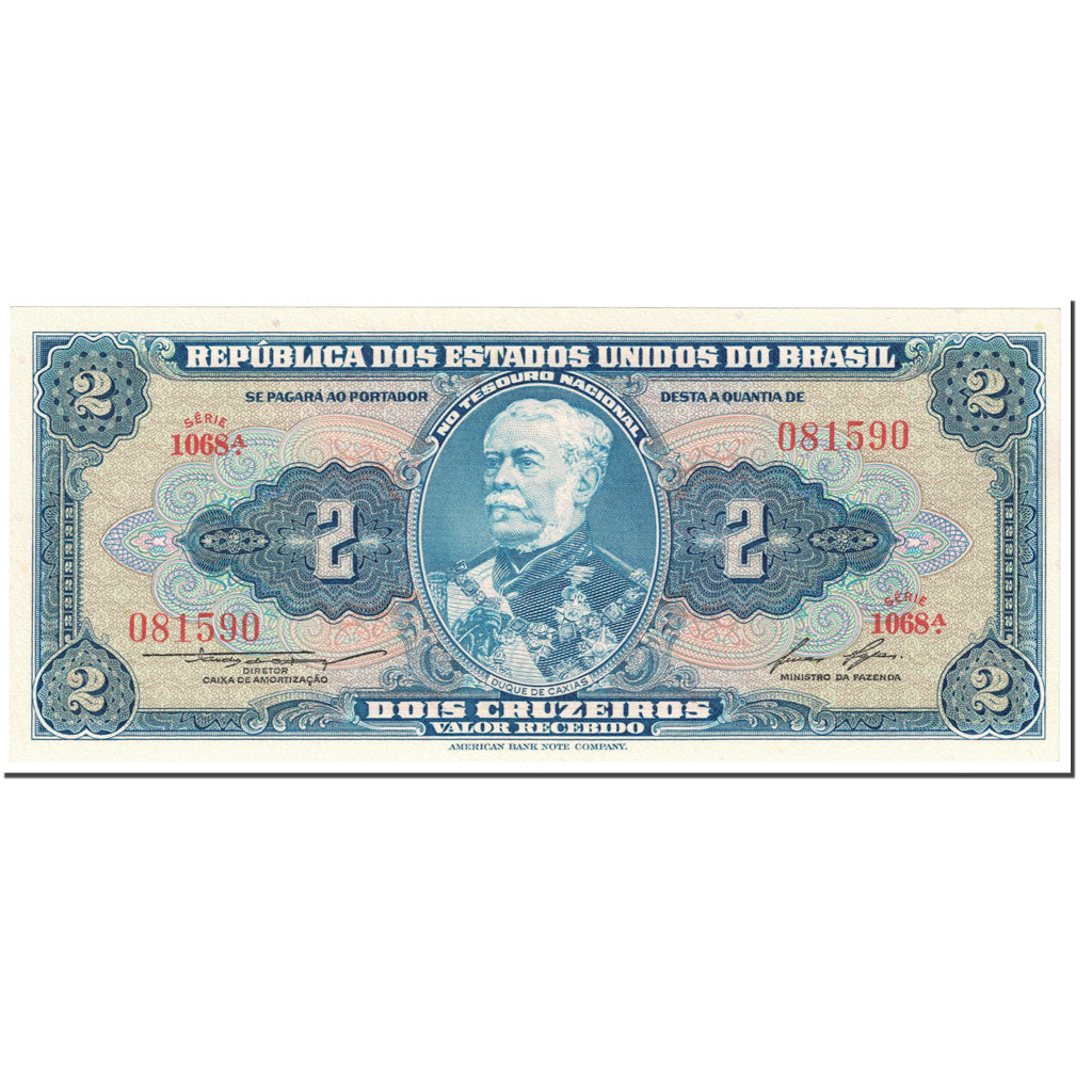 Banknote, Brazil, 2 Cruzeiros, 1954-1958, Undated (1954-1958), KM:151b