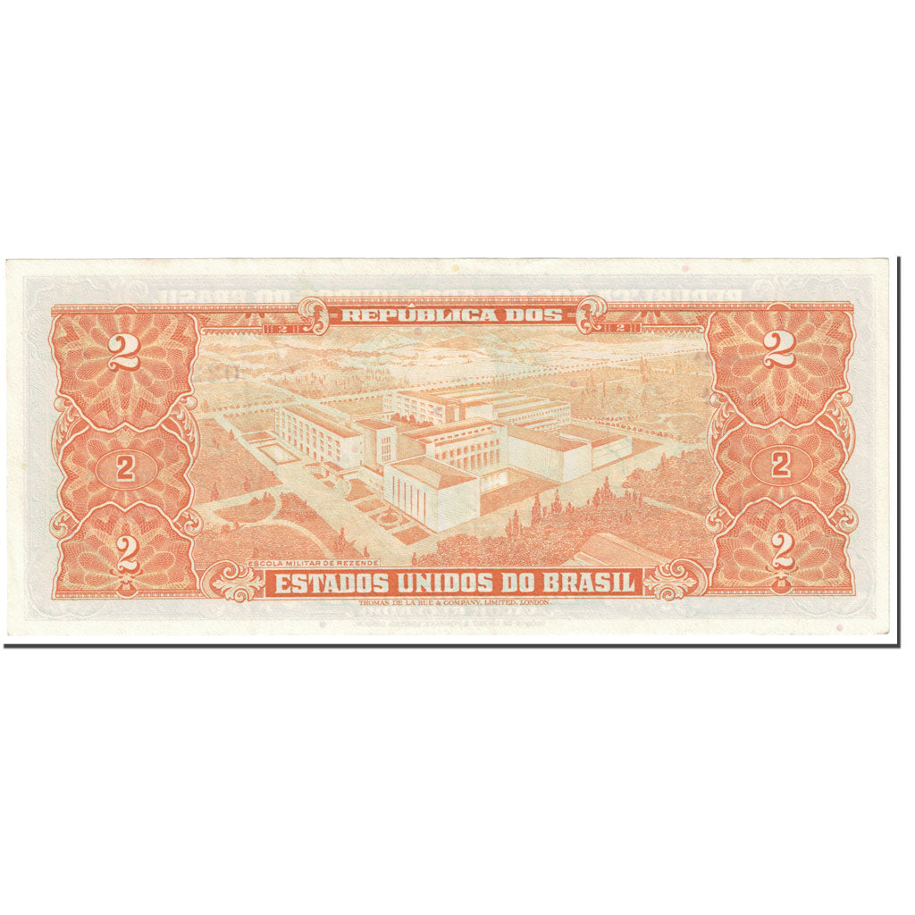 Banknote, Brazil, 2 Cruzeiros, 1956, Undated (1956), KM:157Ac, UNC(64)