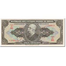 Banknote, Brazil, 5 Cruzeiros, 1950, Undated (1950), KM:142, UNC(65-70)